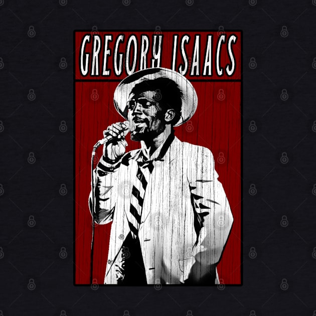 Vintage Retro Gregory Isaacs by Projectup